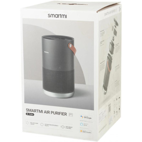 Воздухоочиститель/ Воздухоочиститель Smartmi Air Purifier P1 30Вт серый (ZMKQJHQP11) Воздухоочиститель/ Воздухоочиститель Smartmi Air Purifier P1 30Вт серый (ZMKQJHQP11)