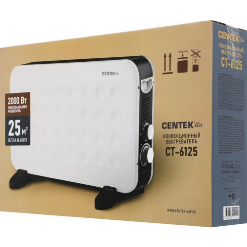 Конвектор/ Конвектор Centek CT-6125 2000Вт белый/черный Конвектор/ Конвектор Centek CT-6125 2000Вт белый/черный