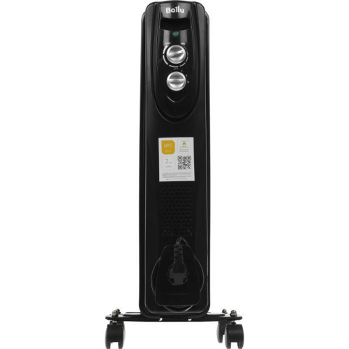 Радиатор масляный/ Радиатор масляный Ballu Classic Black BOH/CL-07BRN 1500Вт черный/серый
