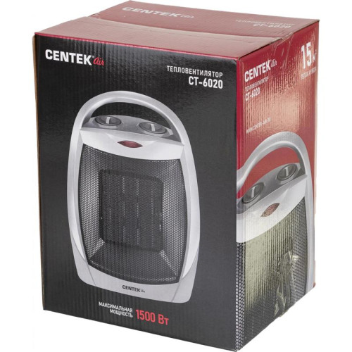 Тепловентилятор/ Тепловентилятор Centek CT-6020 1500Вт серый/черный