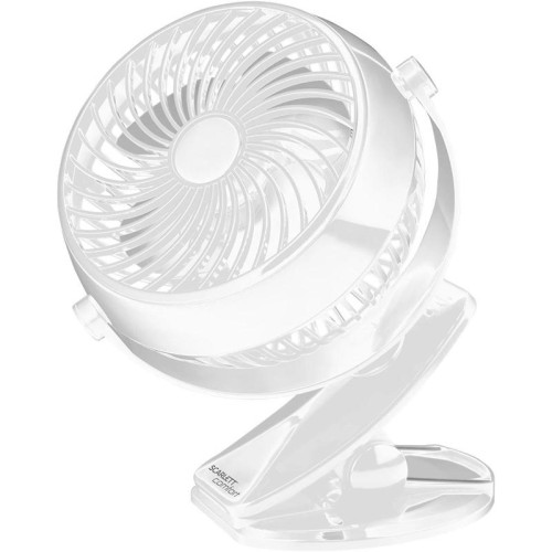 Вентилятор настольный/ Вентилятор настольный Scarlett Comfort SC-DF111S98 3.2Вт скоростей:1 белый