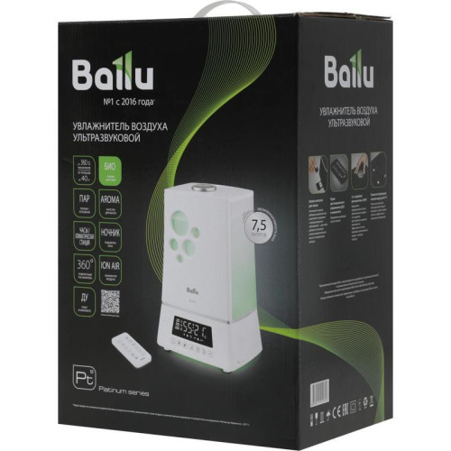 Увлажнитель воздуха/ Увлажнитель воздуха Ballu UHB-1100 110Вт (ультразвуковой) белый/зеленый