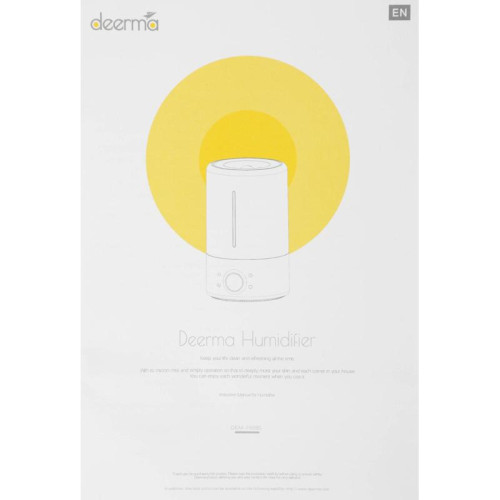 Увлажнитель воздуха/ Увлажнитель воздуха Deerma UV DEM-F628S 25Вт (ультразвуковой) белый
