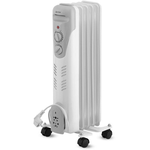 Радиатор масляный/ Радиатор масляный Vitek VT-1707 1000Вт белый