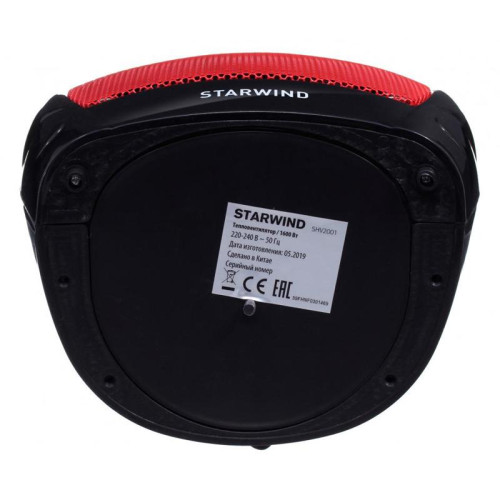 Тепловентилятор/ Тепловентилятор Starwind SHV2001 1600Вт черный/красный