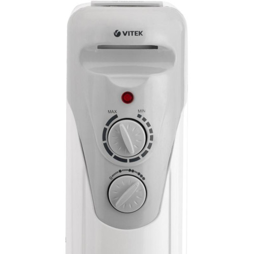 Радиатор масляный/ Радиатор масляный Vitek VT-1707 1000Вт белый