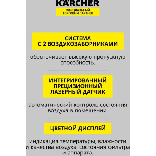 Воздухоочиститель/ Воздухоочиститель Karcher AF 30 36Вт белый (1.024-821.0) Воздухоочиститель/ Воздухоочиститель Karcher AF 30 36Вт белый (1.024-821.0)