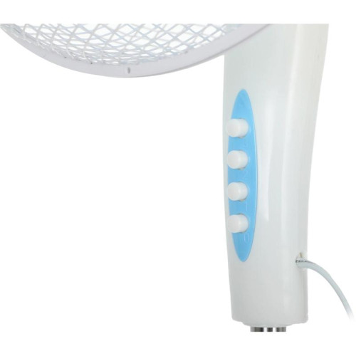 Вентилятор напольный/ Вентилятор напольный Scarlett SC-SF111B29 45Вт скоростей:3 белый/голубой