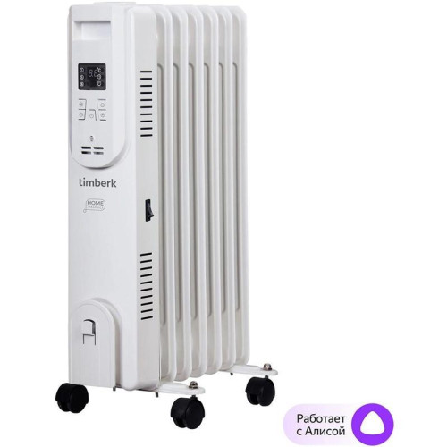 Радиатор масляный/ Радиатор масляный Timberk Home Intellect T-OR1507-F10E-WF 1500Вт белый