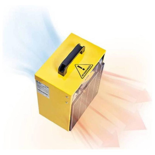 Тепловая пушка электрическая/ Тепловая пушка электрическая Ballu BHP-ME-5 5000Вт желтый/черный