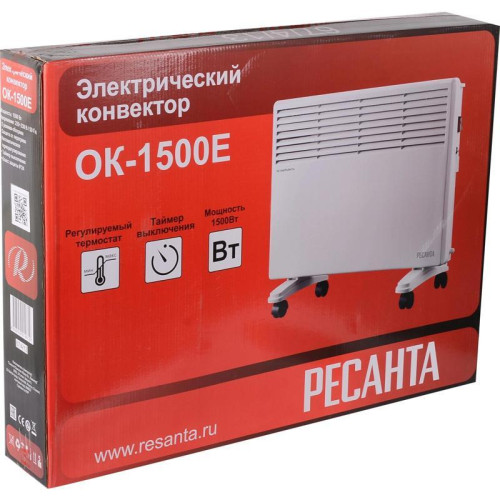 Конвектор/ Конвектор Ресанта ОК-1500Е 1500Вт белый Конвектор/ Конвектор Ресанта ОК-1500Е 1500Вт белый