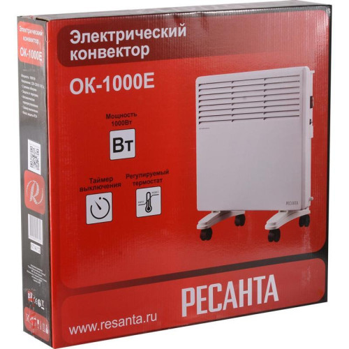Конвектор/ Конвектор Ресанта ОК-1000Е 1000Вт белый