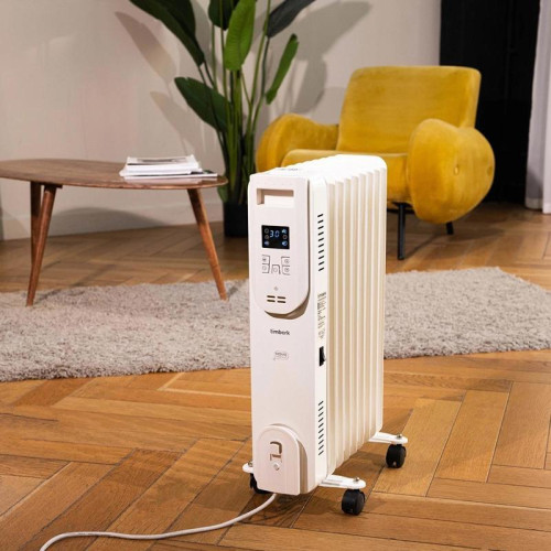 Радиатор масляный/ Радиатор масляный Timberk Home Intellect T-OR1507-F10E-WF 1500Вт белый
