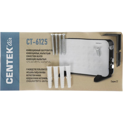 Конвектор/ Конвектор Centek CT-6125 2000Вт белый/черный Конвектор/ Конвектор Centek CT-6125 2000Вт белый/черный