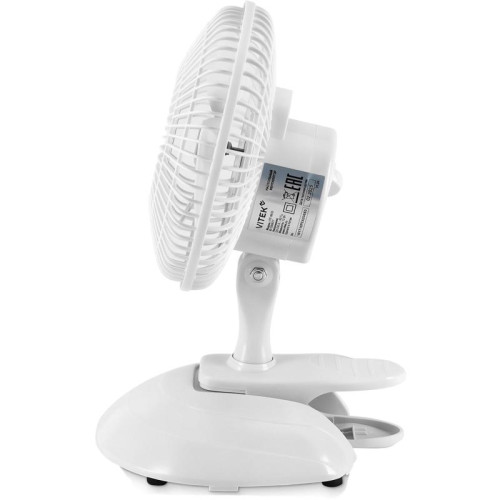 Вентилятор настольный/ Вентилятор настольный Vitek VTF-0610 13Вт скоростей:3 белый