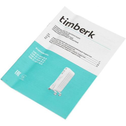 Радиатор масляный/ Радиатор масляный Timberk TOR 21.1809 SLX 2000Вт белый