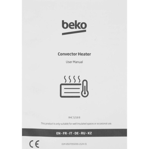 Конвектор/ Конвектор Beko Winter Range RHC 5218 B 1800Вт черный Конвектор/ Конвектор Beko Winter Range RHC 5218 B 1800Вт черный