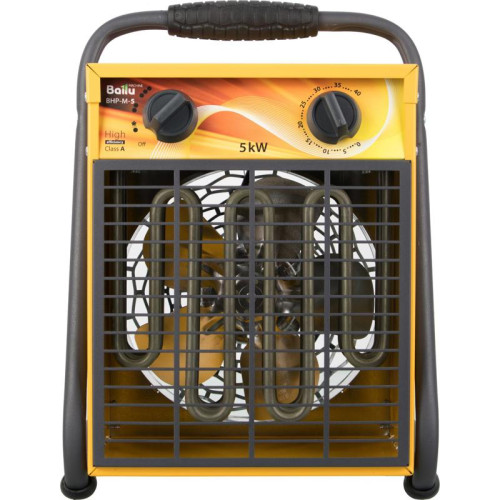 Тепловая пушка электрическая/ Тепловая пушка электрическая Ballu BHP-M-5 желтый/черный