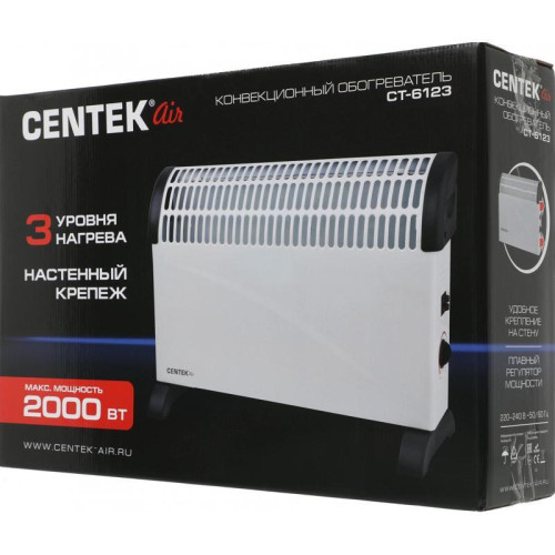 Конвектор/ Конвектор Centek CT-6123 2000Вт белый/черный Конвектор/ Конвектор Centek CT-6123 2000Вт белый/черный