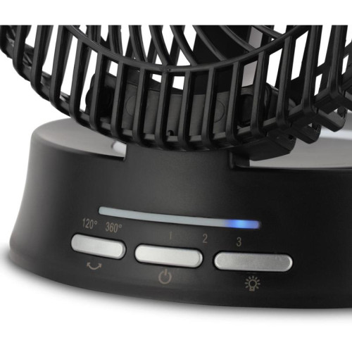 Вентилятор настольный/ Вентилятор настольный Coolfort CF-2000 скоростей:3 черный