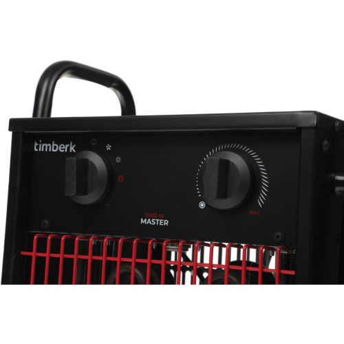 Тепловая пушка электрическая/ Тепловая пушка электрическая Timberk Master T-HG5-Q12T 500Вт черный/красный