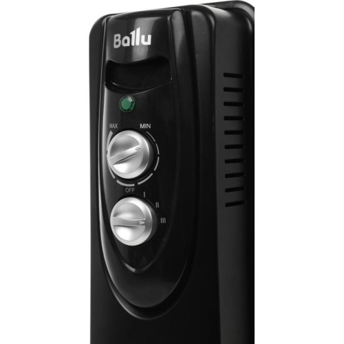Радиатор масляный/ Радиатор масляный Ballu Classic Black BOH/CL-07BRN 1500Вт черный/серый