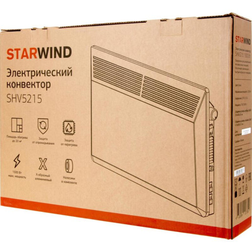 Конвектор/ Конвектор Starwind SHV5215 1500Вт белый