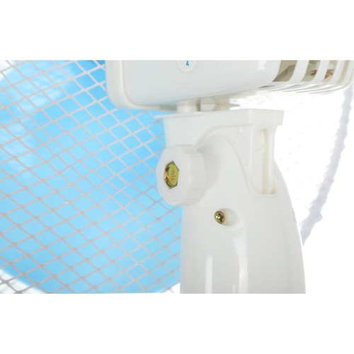 Вентилятор напольный/ Вентилятор напольный Scarlett SC-SF111B29 45Вт скоростей:3 белый/голубой