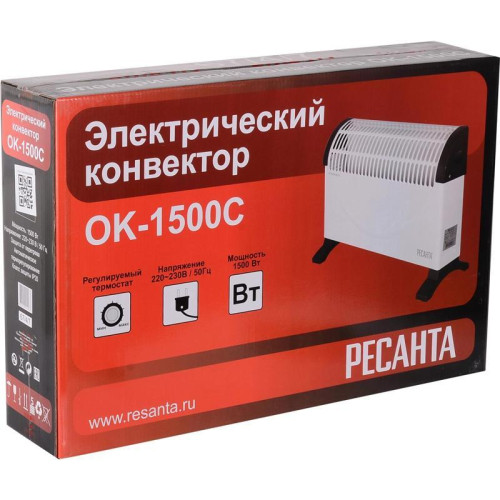 Конвектор/ Конвектор Ресанта ОК-1500С 1500Вт белый