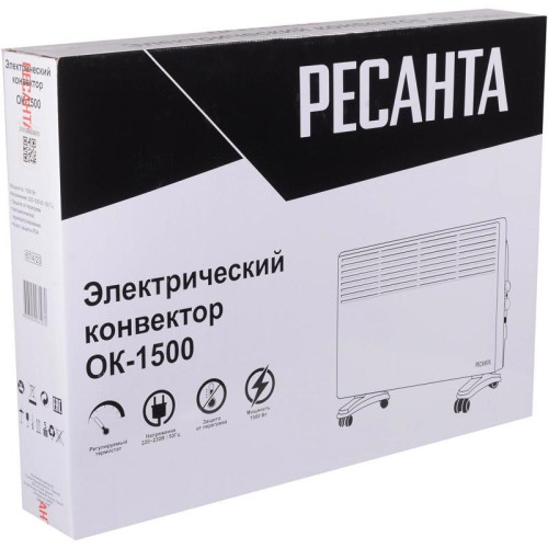 Конвектор/ Конвектор Ресанта ОК-1500 1500Вт белый Конвектор/ Конвектор Ресанта ОК-1500 1500Вт белый