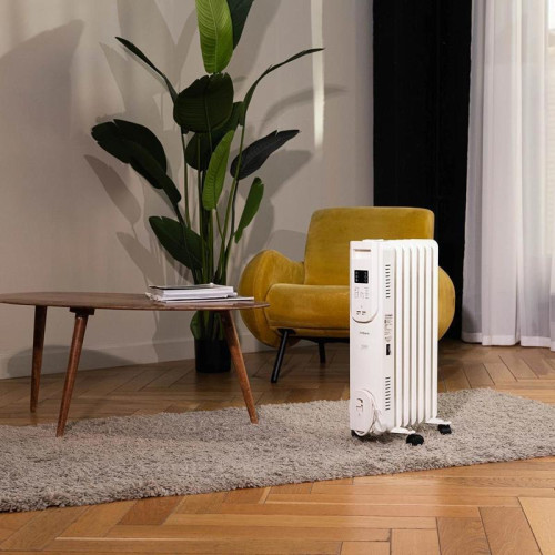 Радиатор масляный/ Радиатор масляный Timberk Home Intellect T-OR1507-F10E-WF 1500Вт белый