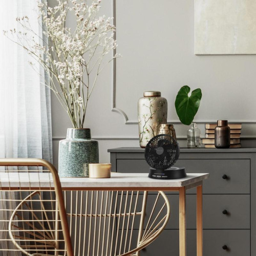 Вентилятор настольный/ Вентилятор настольный Coolfort CF-2000 скоростей:3 черный