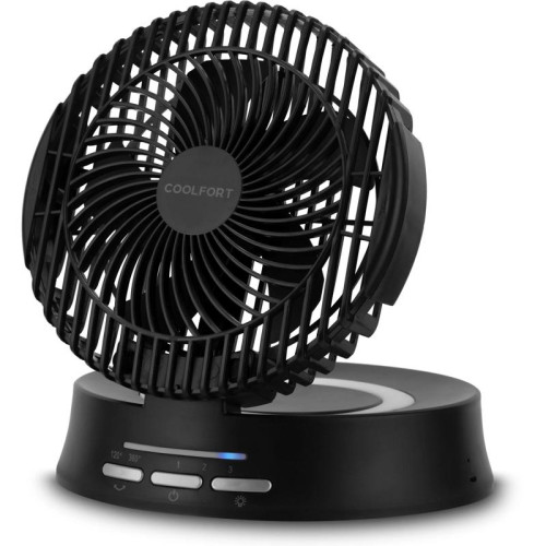 Вентилятор настольный/ Вентилятор настольный Coolfort CF-2000 скоростей:3 черный