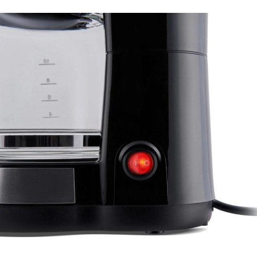 Кофеварка капельная Domfy metal DSM-CM301 1000Вт черный/серебристый