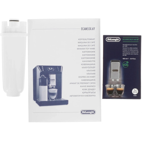 Кофемашина Delonghi ECAM550.65.SB 1450Вт черный/серебристый