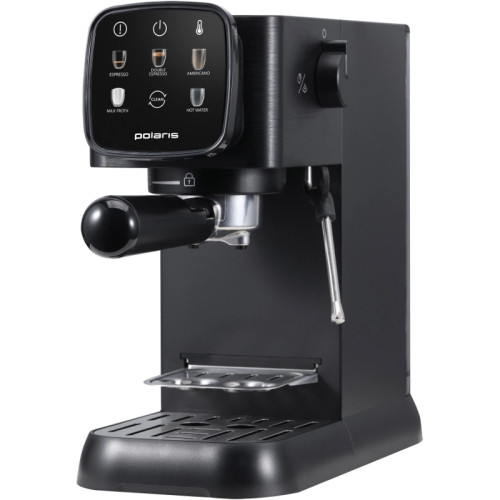 Кофеварка рожковая Polaris PCM 1551E Adore Crema 1500Вт черный