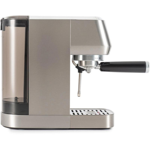 Кофеварка рожковая Hyundai HEM-9990 1350Вт серебристый