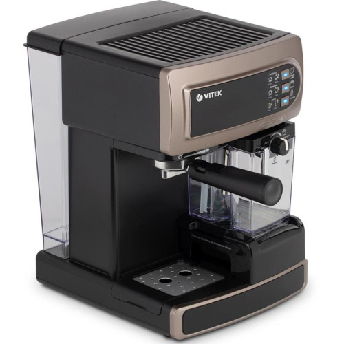 Кофеварка рожковая Vitek VT-1517 1238Вт коричневый