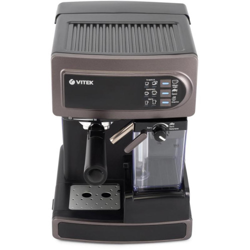 Кофеварка рожковая Vitek VT-1517 SR 1238Вт серый