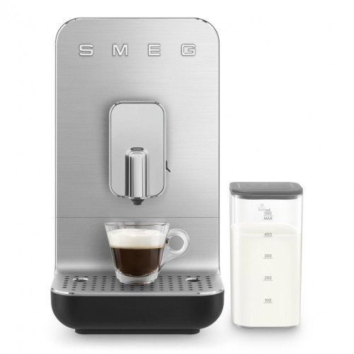 Автоматическая кофемашина, мощность 1350 Вт, регулируемый уровень помола, размер порции, жесткость воды, подсветка диспенсера, автоматическое выключение, кнопочное управление, объем резервуара 1.4 л, поддон для сбора капель, давление 19 бар, цвет черный