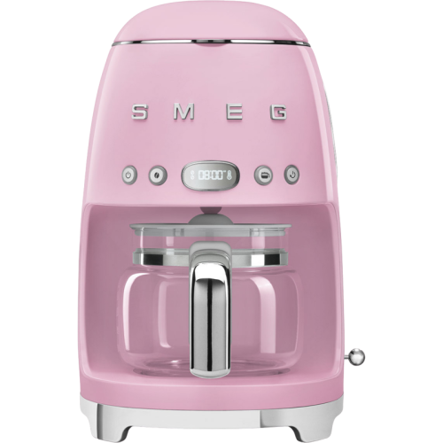 Капельная кофеварка,стиль 50-х годов, 10 чашек, 1.4 л, цвет розовый