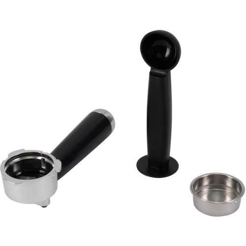 Кофеварка рожковая Hyundai HEM-4305 1350Вт серебристый/черный