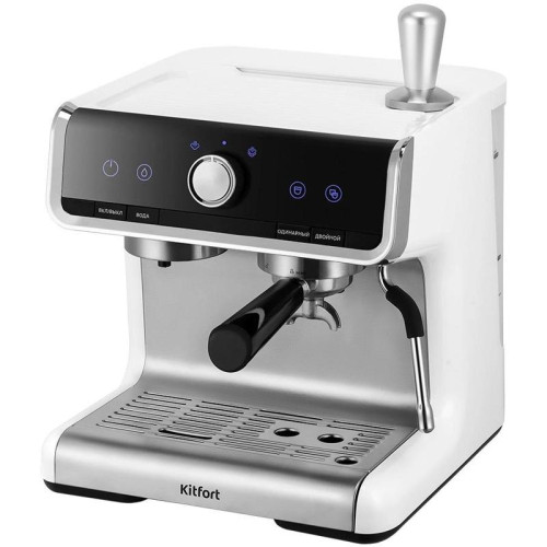 Кофеварка рожковая Kitfort КТ-7170 2900Вт серебристый/черный