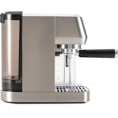 Кофеварка рожковая Hyundai HEM-9999 1350Вт серебристый