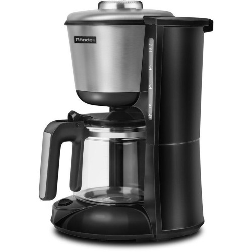 Кофеварка капельная Rondell 1100-RE-01 1000Вт серебристый/черный Кофеварка капельная Rondell 1100-RE-01 1000Вт серебристый/черный