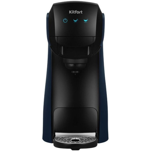 Кофемашина Kitfort КТ-7462 1450Вт синий/черный Кофемашина Kitfort КТ-7462 1450Вт синий/черный