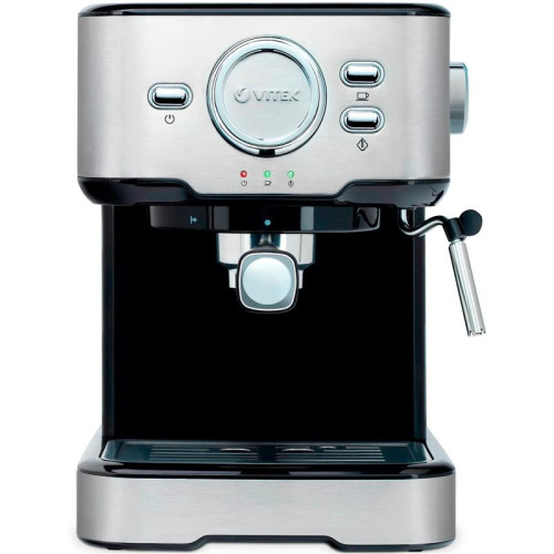 Кофеварка рожковая Vitek VT-1520 850Вт серебристый/черный