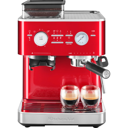 Полуавтоматическая кофемашина KitchenAid, цвет карамельное яблоко