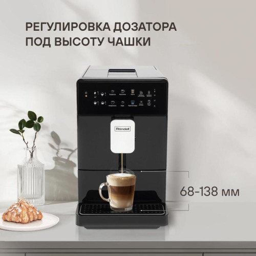 Кофемашина Rondell RDE-1115 1400Вт черный