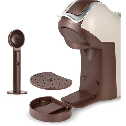 Кофемашина Kitfort КТ-7448 1400Вт коричневый/бежевый